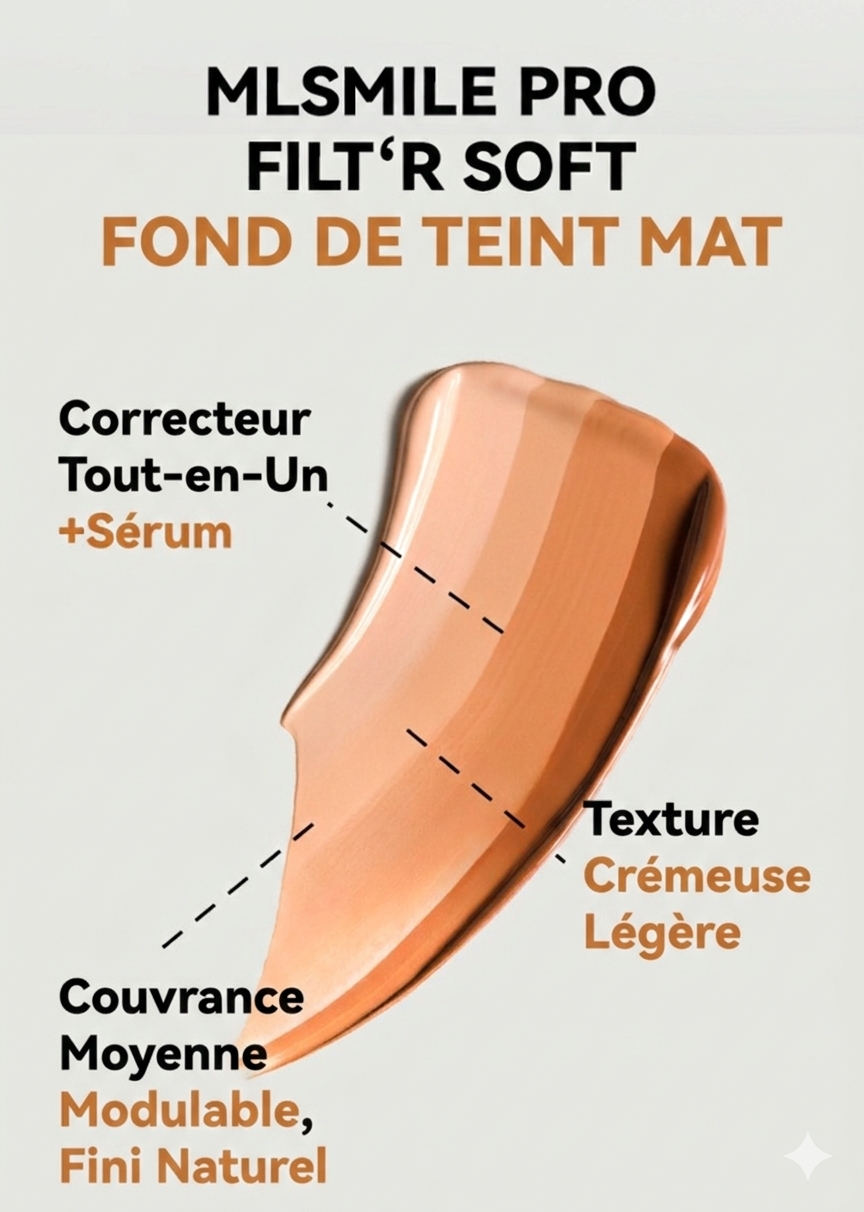 Crème de fond de teint pour le visage