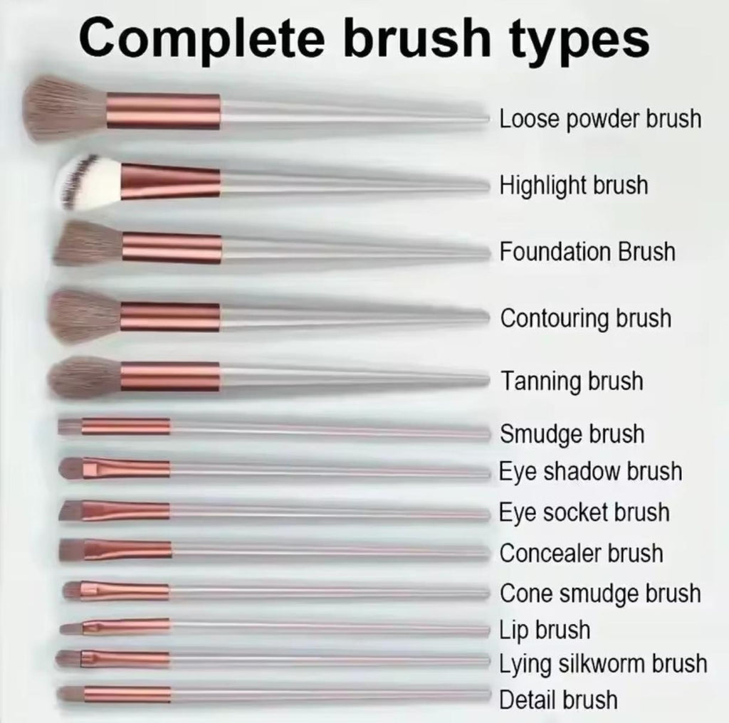 Ensemble de pinceaux de maquillage professionnel