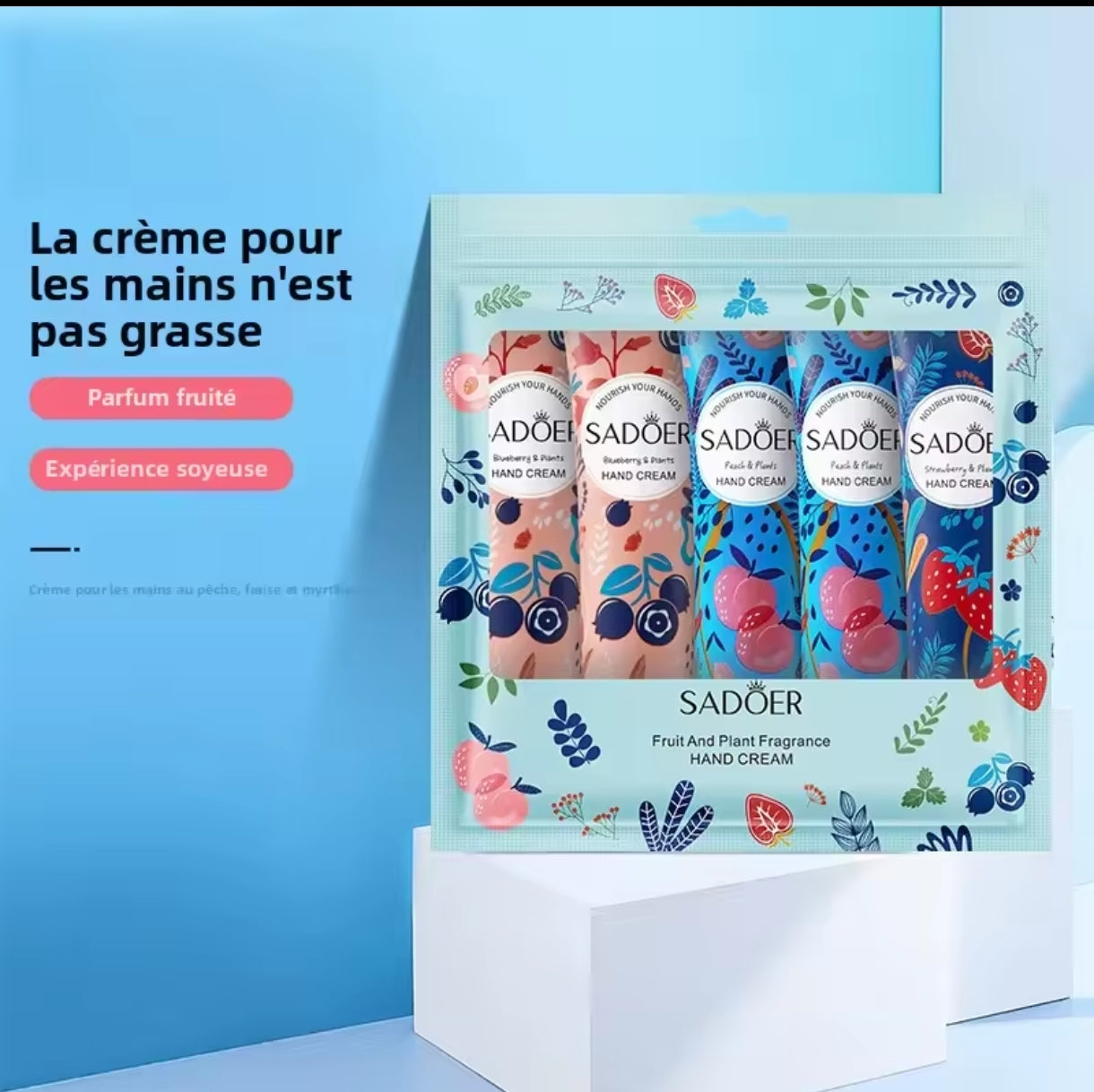 Ensemble de 5 crèmes